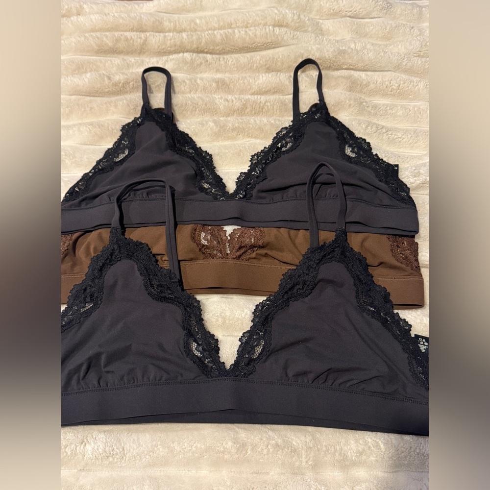 SKIMS Lace Bralette Set